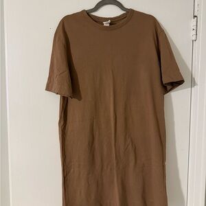 H&M Men's Short Sleeve Brown Tee
